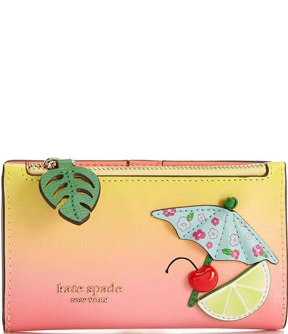 Kate Spade Playa Ombre Small Slim Bifold Wallet