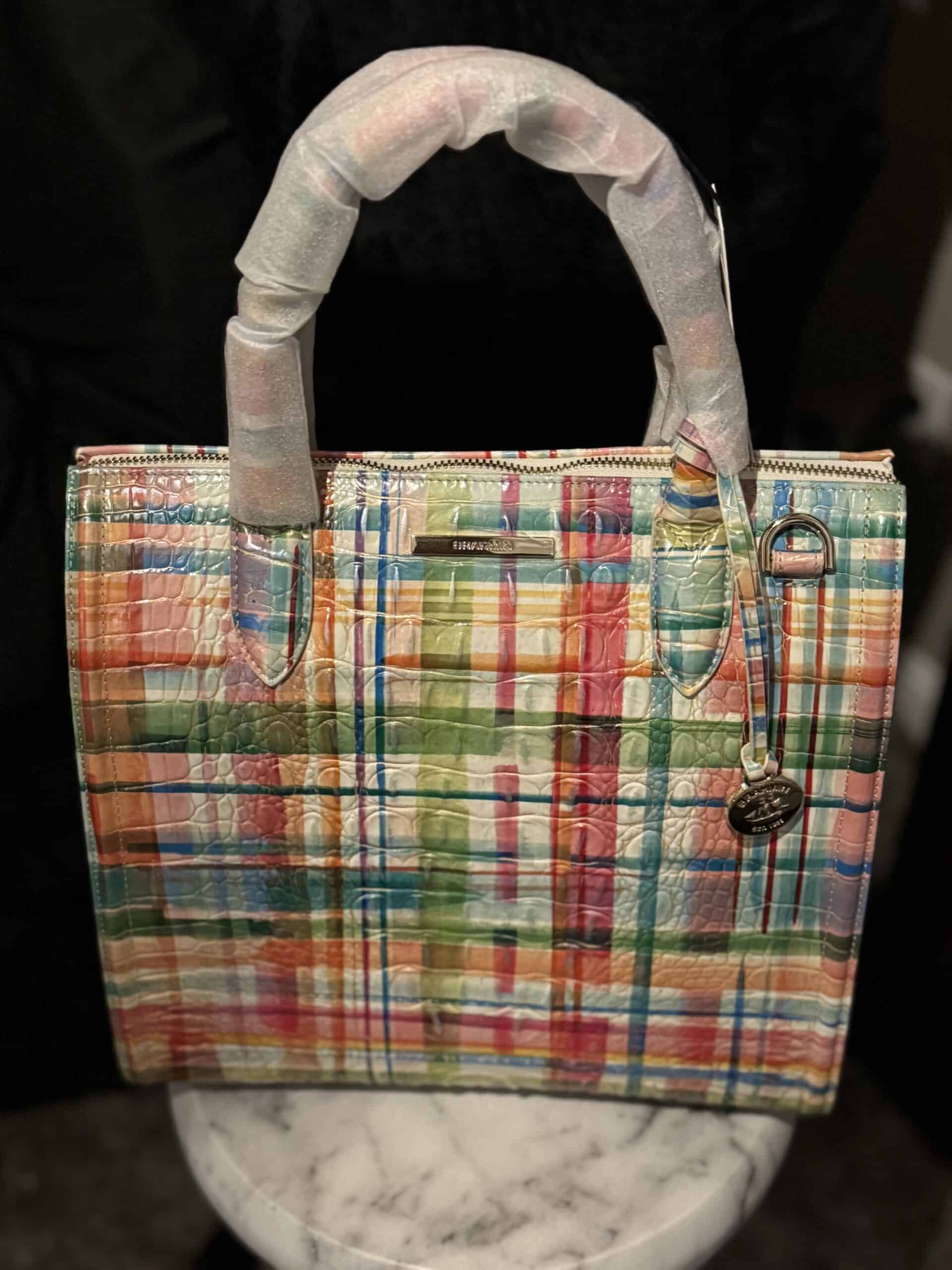 New- Brahmin Caroline Green Multi – Very Nice