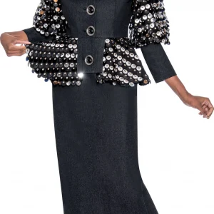 New - Divine Denim 2pc (Black) - Size 20W