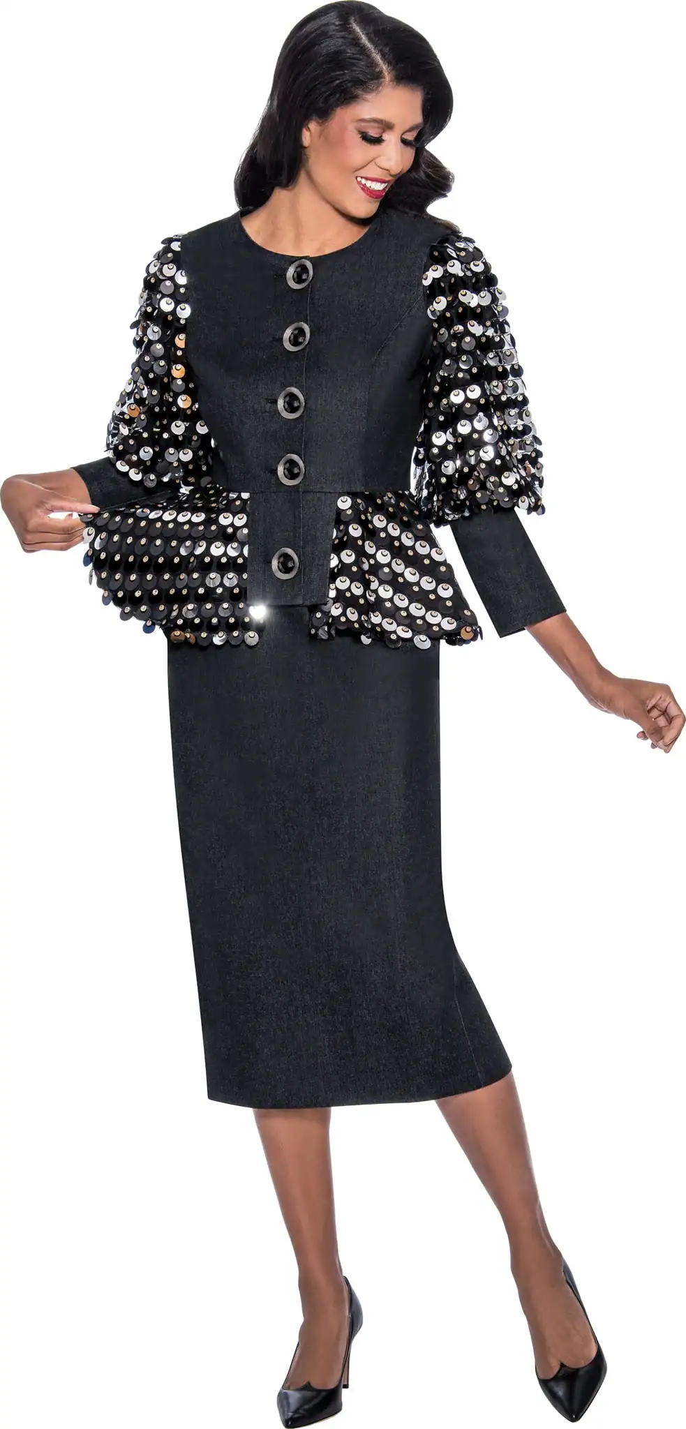 New – Divine Denim 2pc (Black) – Size 20W