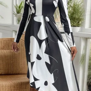 New - Designer Abstract Dress (XL)