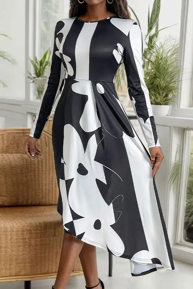 New – Designer Abstract Dress (XL)