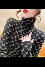 New - Designer Black Neck Sweater (Med)