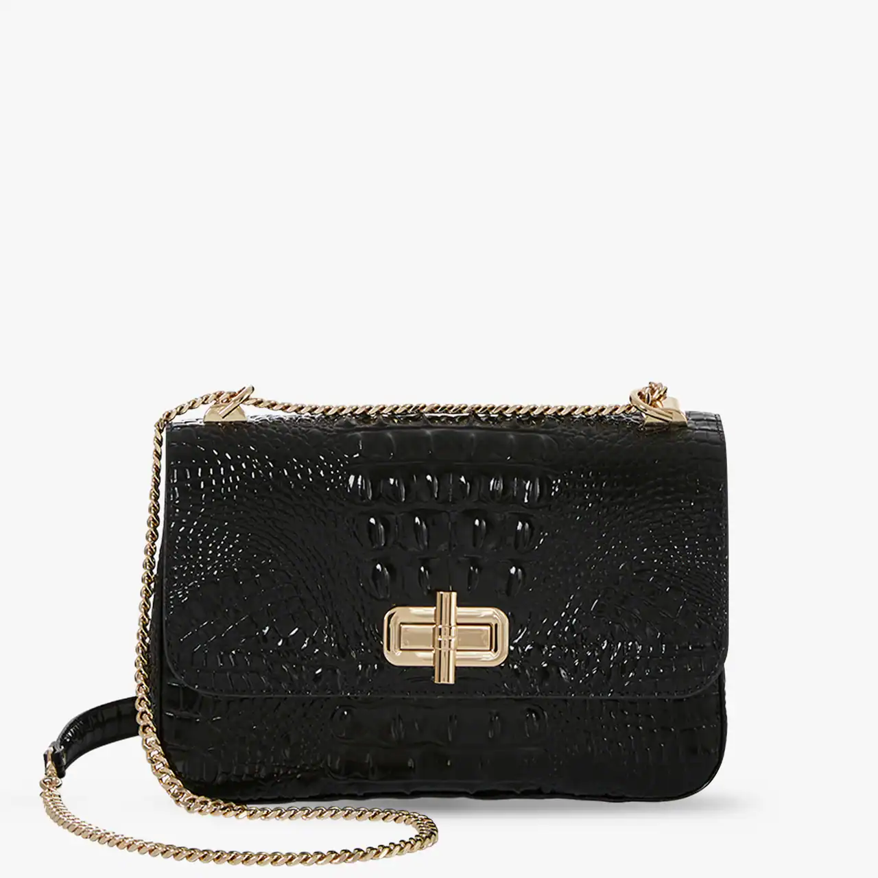 New – Large Brahmin Rosa “Gold” Trim Clutch/Crossbody