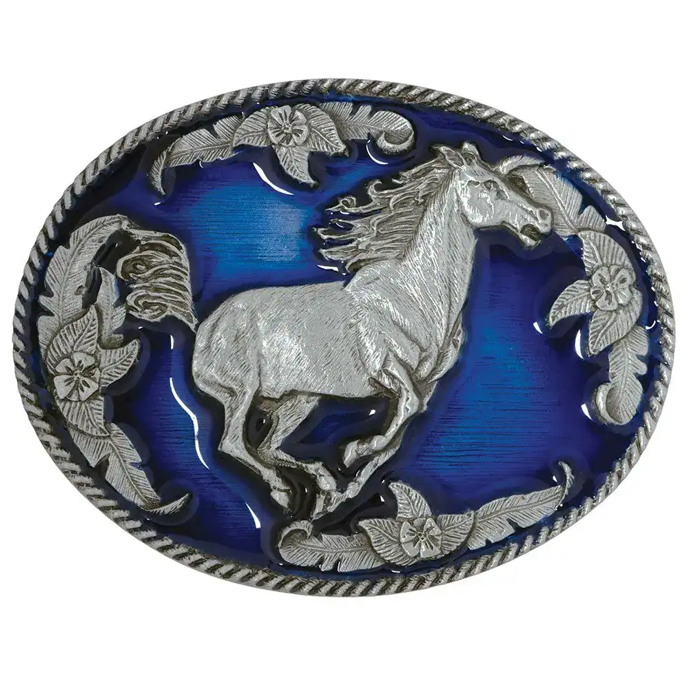 New – Galloping Horse Belt Buckle (Nice)