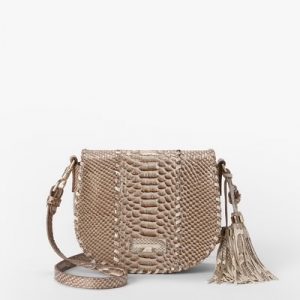 New - Brahmin Briar Tan Taupe Crossbody