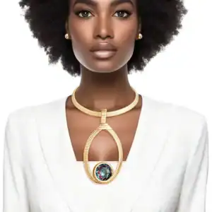 New - Choker Pendant Necklace