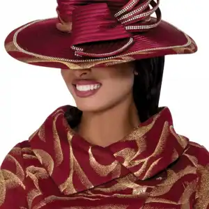 New - Designer Hat - SOLD (w/Matching Suit)