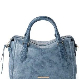 New - Brahmin Micaela Satchel (Smooth)