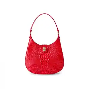 New - Brahmin Red Fallon Shoulder Bag