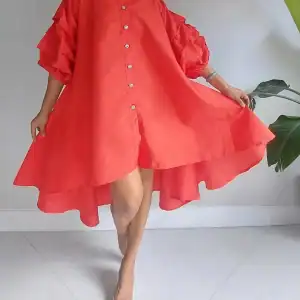 New - Swing Hi/Low Swing Red Dress - O/S
