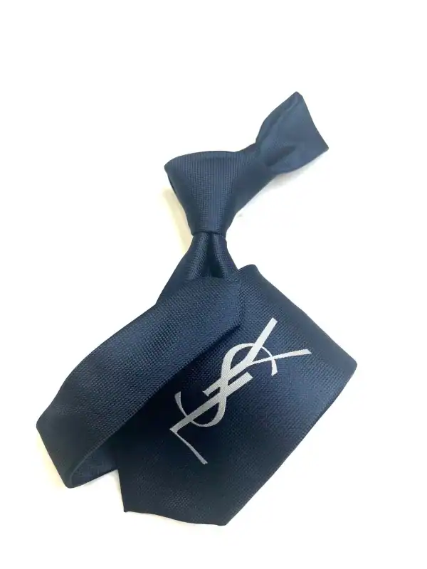 New - Navy Blue YSL Tie
