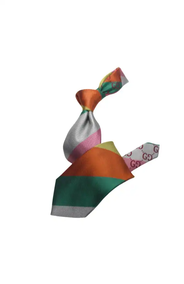 New - Designer GG Multi Stripe w/hanky