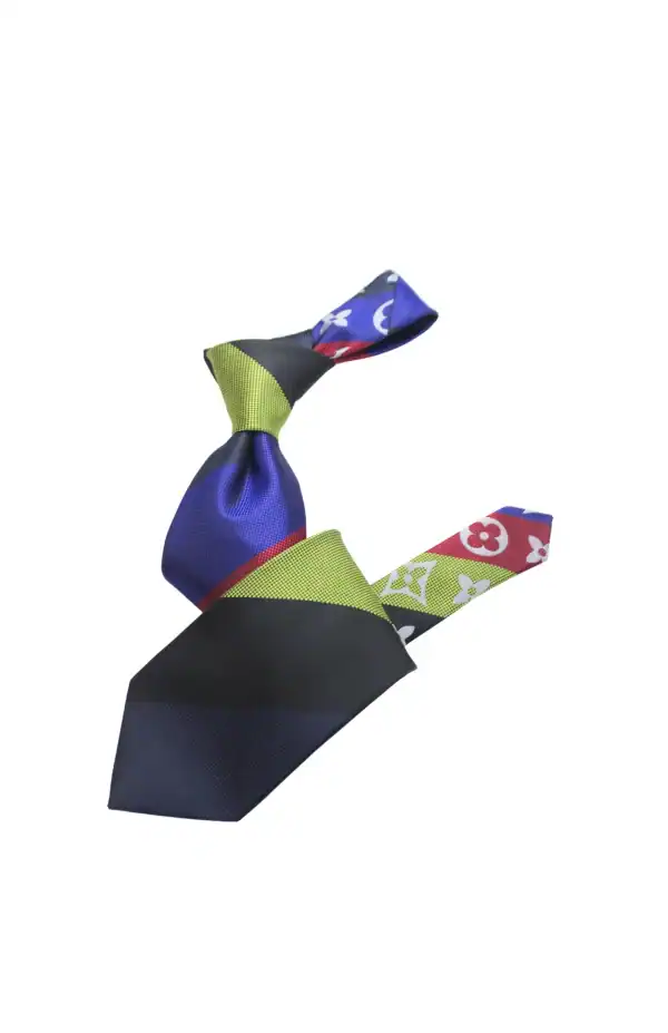 New - Designer Multi Striped w/hanky
