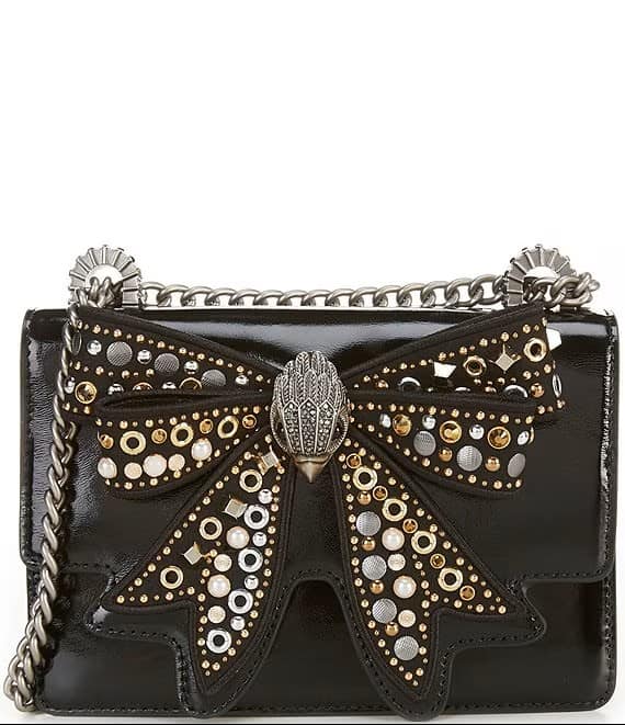 New – Kurt Geiger Black w/ Multi Bow (Nice)