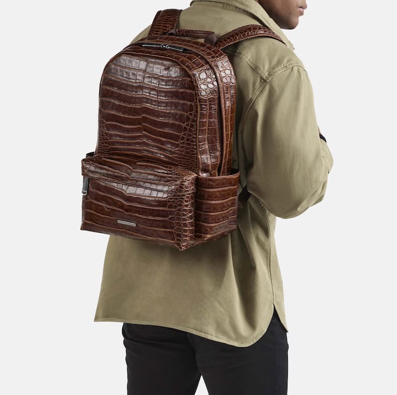 New – Men Brahmin Lucas Backpack Baypoint (Great Find – Unique)- Awesome for a Special Man!