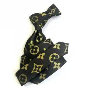 New - Limited Edition Brown/Tan Tie w/ hanky