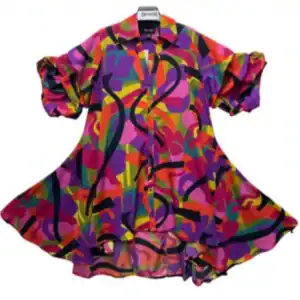 (1 Left) New - Designer High/Low Dress Or Top (One Size - O/S)