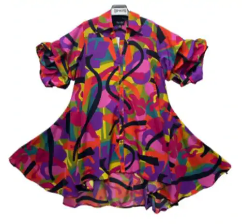 (1 Left) New – Designer High/Low Dress Or Top (One Size – O/S)