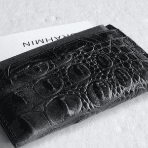 New - Men Brahmin Black Credit Card Holder