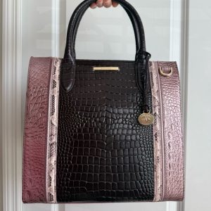 New - Brahmin Caroline Mellow Rose Jessamine