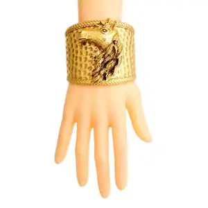 New - Gold Horse Cuff / Adjustable