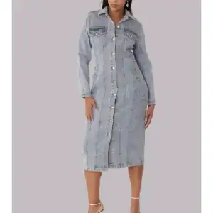 New - Rhinestone Denim Button-Down Dress - Love IT (3 Size Selection) XL, 1X, 2X (1X SOLD)