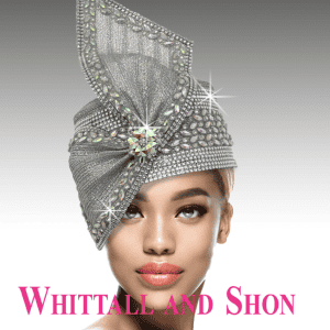 New - Designer Silver Rhinestone Hat