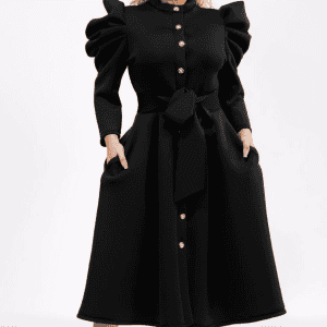 New - Designer Black 10 Button Light Scuba (3 size selection) 1X, 2X, 3X ( I love and wear these)