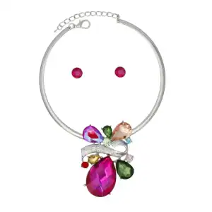 New - Multi-Colored Choker Necklace