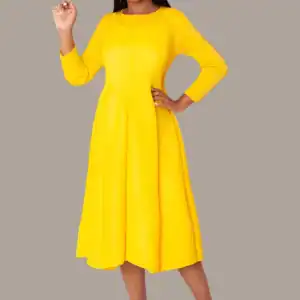 (1 LEFT) New - Yellow Textured Bubble Dress (One-Size)