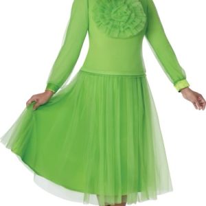 New - Light Mesh (Green) Dress (Airy and Lovely) Size 16W