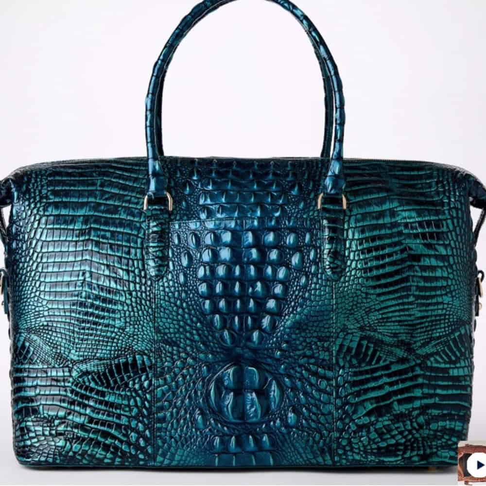 New – Brahmin Teal Green Weekender (Yes – It’s ready for traveling)