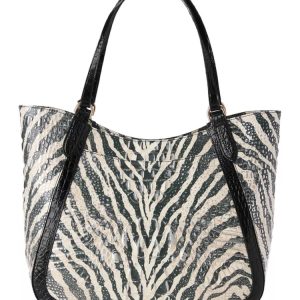 New - Brahmin Aliza (Animal Print) Very Nice Tote w/ outside pocket - love it