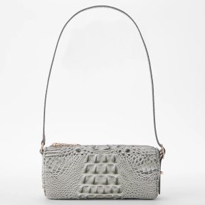 New - Brahmin Billie Dove Aiden Handbag (Grey Family) Very Nice
