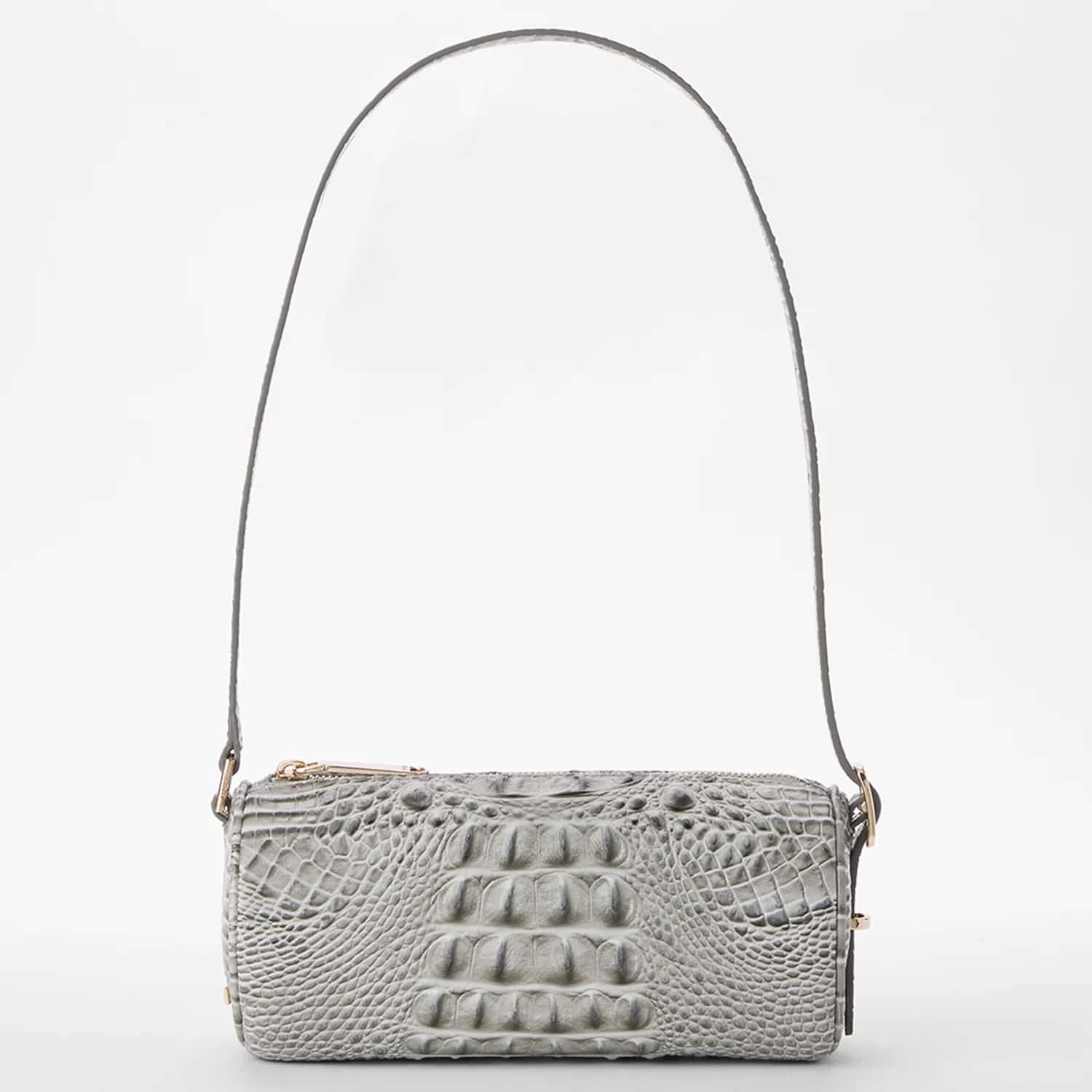 New – Brahmin Billie Dove Aiden Handbag (Grey Family) Very Nice