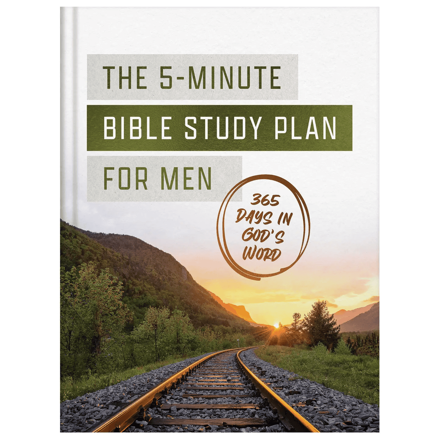 New – 5 Minute Bible Study Plan for Men (Hardback) – Very Nice