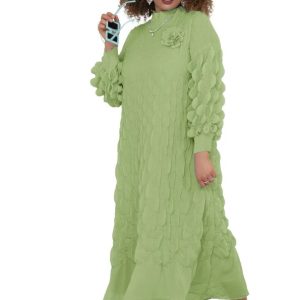 NEW - SIZE ADDED TO PRE-Order - These will arrive June 2026 - Sage  Ruffled Sleeve /Bouncy (Beautiful) - L/XL Only