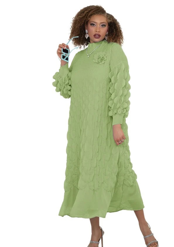 NEW – SIZE ADDED TO PRE-Order – These will arrive June 2026 – Sage  Ruffled Sleeve /Bouncy (Beautiful) – L/XL Only