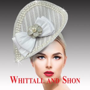 New - Designer White Pearl/Bling Fascinator - Lovely and Light