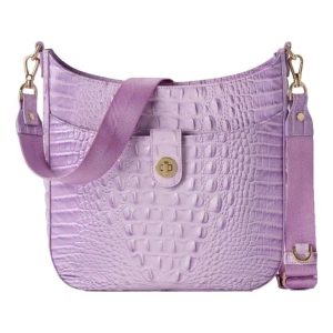 New - Brahmin Lavender Melbourne Leather Crossbody