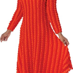 New - Orange Two Tone Bubble Dress (See Size Selection Below) XL or 2XL